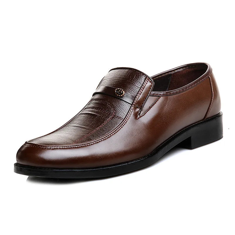 2024 New Leather Shoes for Men High Quality Business Men Dress Shoes comfortable Flats Oxford Breathable Men Party Wedding Shoes