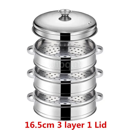 Stainless Steel Pot Steamer Rice Cooker Food Steaming Grid with Double Ear Drain Basket Kitchen Cooking bamboo steamer cooker