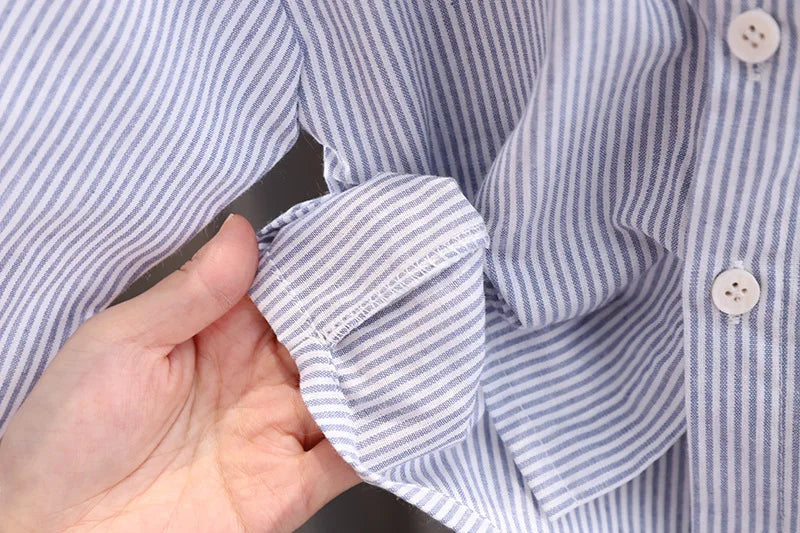 Spring Autumn toddler Baby Boys' Clothing Outfits Sets Striped Shirt+T-shirt+Jeans 3pcs Suits for infant Boys' Clothing Baby set