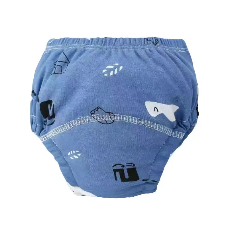 Newborn Training Pants Baby Shorts Print Color Washable Underwear Boy Girl Cloth Diaper Reusable Nappies Infant Stuff