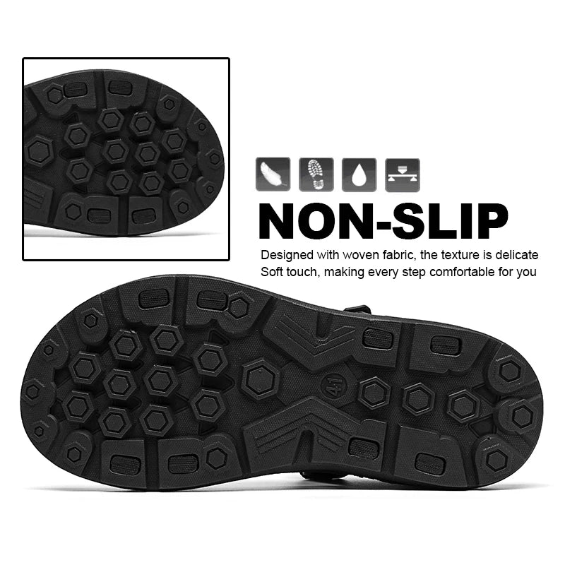 2025 Summer Men Sandals Fashion Leisure Beach Holiday Sandals for Mens Lightweight Shoes New Outdoor Comfortable Casual Sandalie