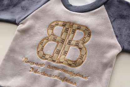Winter Baby Boys Clothes Autumn Boys Clothing Sets Cute Cartoon Coat + Vest + Pants Girls Suits 1 2 3 4 Years New Kids Clothes