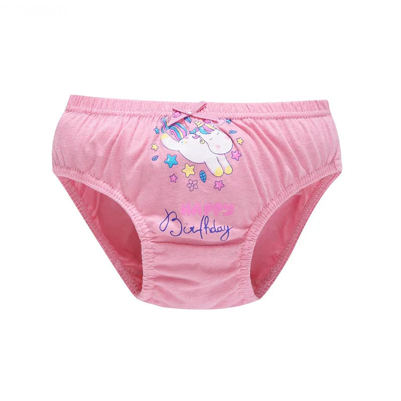 5 Packs/Box Children Underwear Girls Panties Cotton Comfortable Toddlers Kids Triangle Underpants Breathable Briefs For Girls
