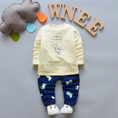 Baby Boy Clothing set fashion Cotton Hooded Tops+Pants 3pcs Outfits Infnat Boys Tracksuit newborn kids clothes Sets