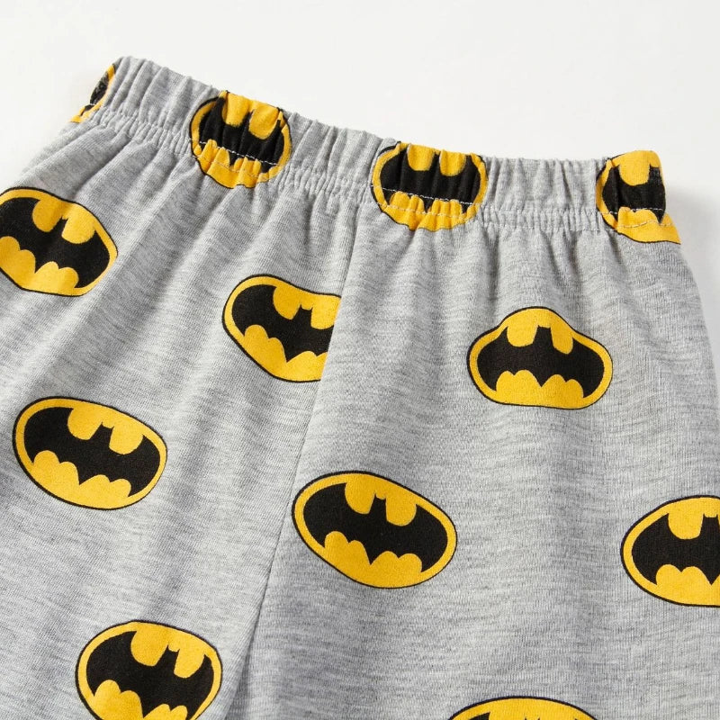Batman Baby Boys Pajamas Sets Autumn Long Sleeved Children's Clothing Sleepwear Teen Pajama Cotton Pyjamas For Kids 6 8 10 Years
