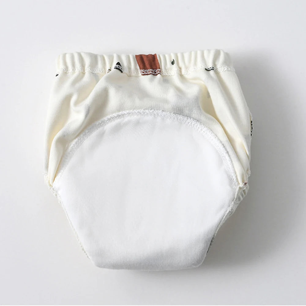 10 Pcs Reusable Baby Training Pants Washable Kids Cloth Diaper Nappies Changing Underwear Infant Toddler Potty Training Panties