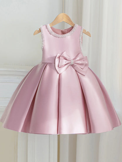 Girls Party Dresses Sleeveless Green Princess-style Dress Suitable for Wedding Flower Girl Birthday Party Evening Wear