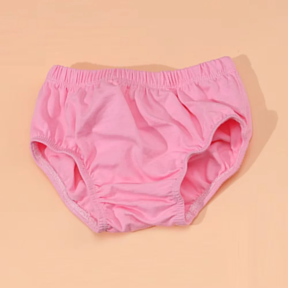 Newborn Baby Diaper Cover Casual Kids Short Pants Plain Color Cotton Toddler Boys Girls Breathable Bloomers Briefs Underwear
