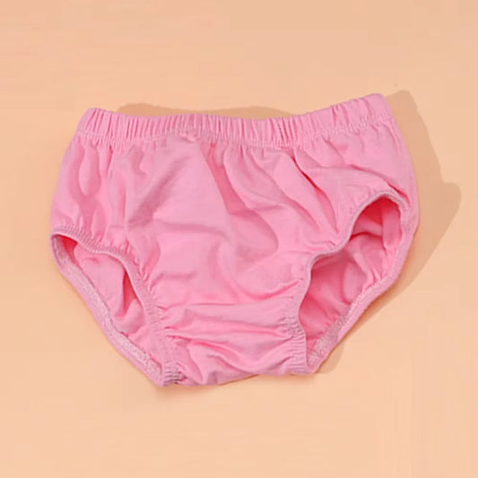 Newborn Baby Diaper Cover Casual Kids Short Pants Plain Color Cotton Toddler Boys Girls Breathable Bloomers Briefs Underwear
