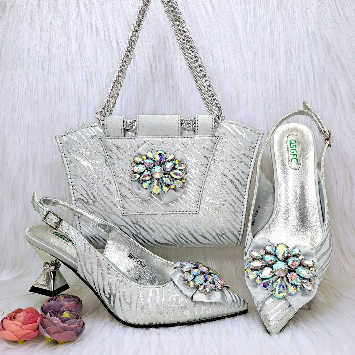 Charming Shoes And Bag Matching Set HRF1-6