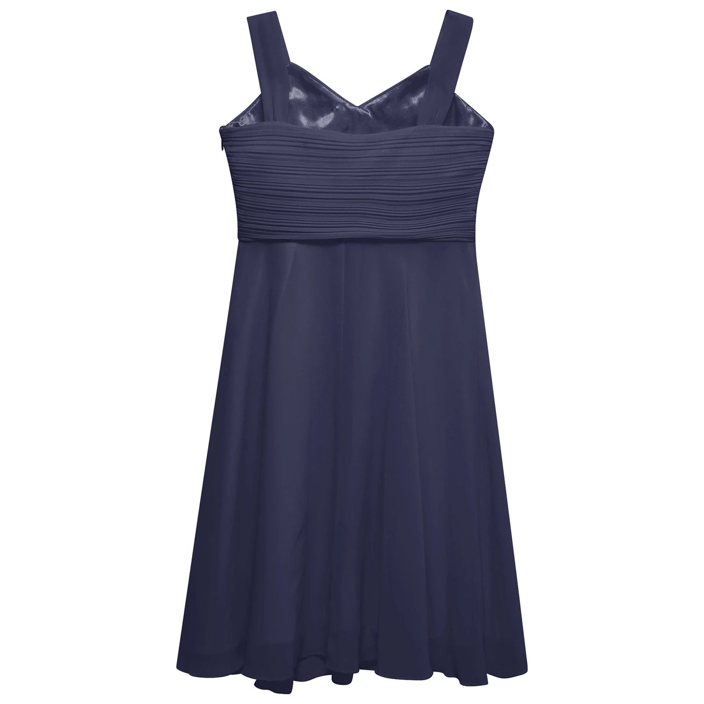 Teens Girls Elegant Party Dress Prom Evening Birthday Wedding Bridesmaid Gown Sleeveless Ruched Bodice Chiffon Princess Dresses