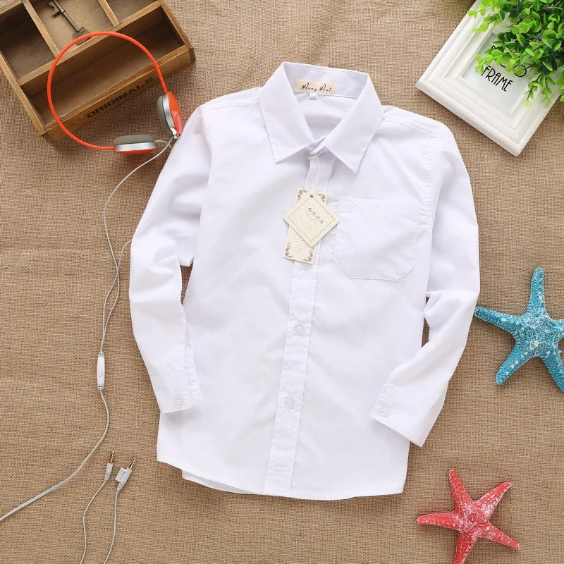 new summer spring girls lace cotton solid White baby kids girls Blouse white shirts  with long sleeves for children girls