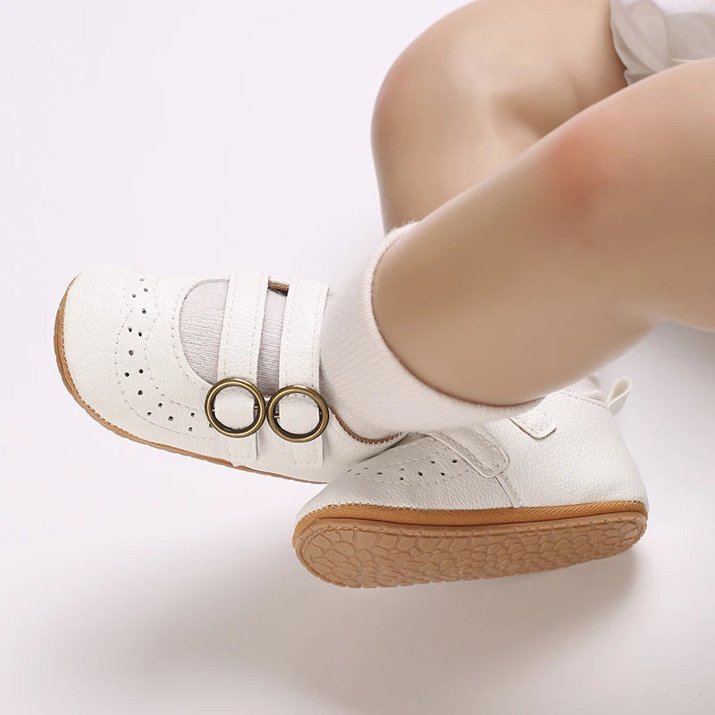 New Baby Girl Shoes Fashion Flower Flats Non-slip Newborn Toddler First Walkers Formal Sandals