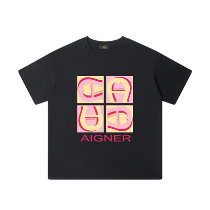 Girls' T-shirt, pure cotton summer new fashion short sleeved T-shirt, baby girl children's T-shirt, luxurious design sportswear