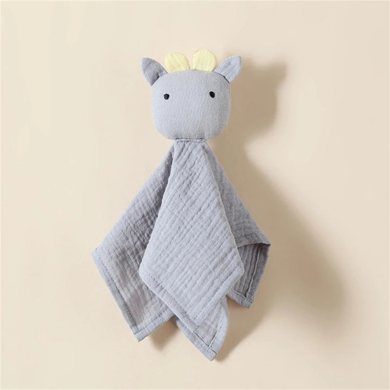 Stuffed Goose Baby Towel Cotton Baby Sleeping Cuddling Security Blanket Newborn Soothe Appease Towel Kids Face Towel Washcloth