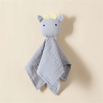 Stuffed Goose Baby Towel Cotton Baby Sleeping Cuddling Security Blanket Newborn Soothe Appease Towel Kids Face Towel Washcloth