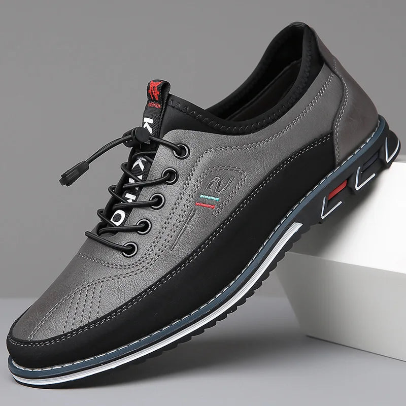 Men Dress Shoes Comfort Business Casual Oxford Shoes Fashion Dress Sneakers Office Working Walking Premium Leather Derby Shoe