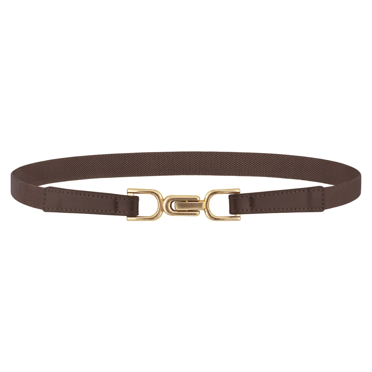 SISHION Summer Fashion Women Belts SH024 PU Leather Thin Elastic Waist Belt Slim Waistband Black Camel Coffee Plus Size