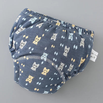 Baby Training Pants Cotton Cloth 6 Layers Cloth Baby Diapers Breathable Reusable Washable Children Underwear Cloth Diapers