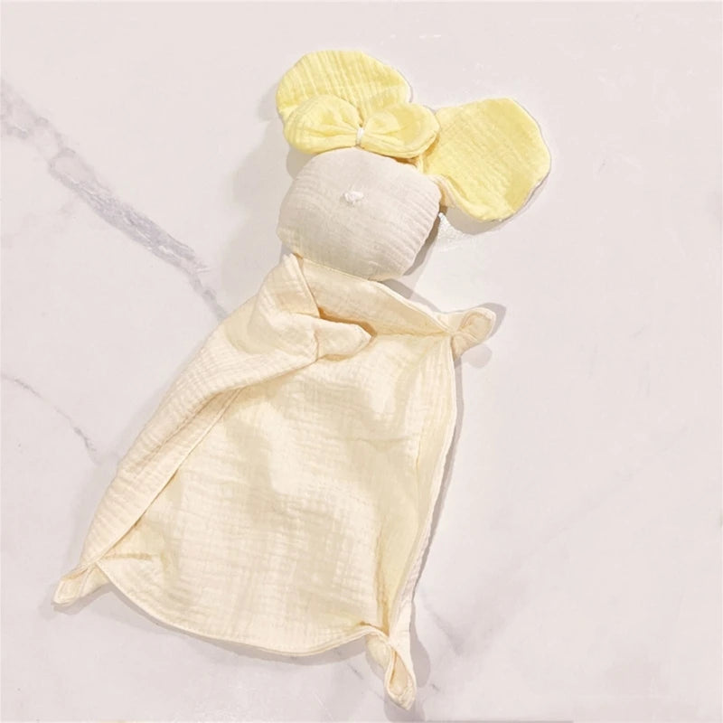 Stuffed Goose Baby Towel Cotton Baby Sleeping Cuddling Security Blanket Newborn Soothe Appease Towel Kids Face Towel Washcloth
