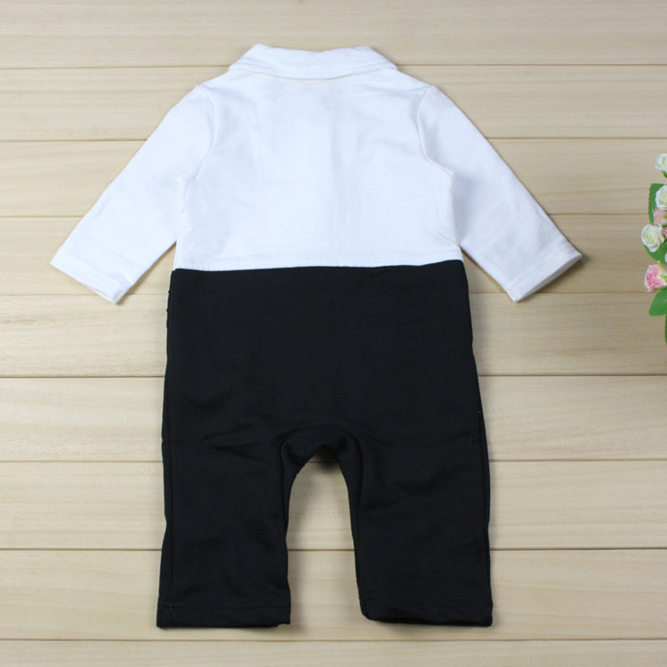 Baby Clothes Set Newborn Gentleman Boys   Boss Outfit Romper Coat 1 Year Old  Birthday  Formal Wedding Suit