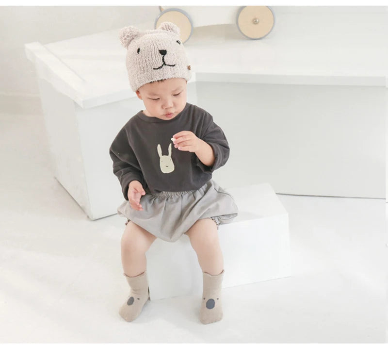 5 Pairs Infant Newborn Baby Anti-Slip Socks For Girls and Boys Accessories Toddler Cute Cartoon Floor Stockings