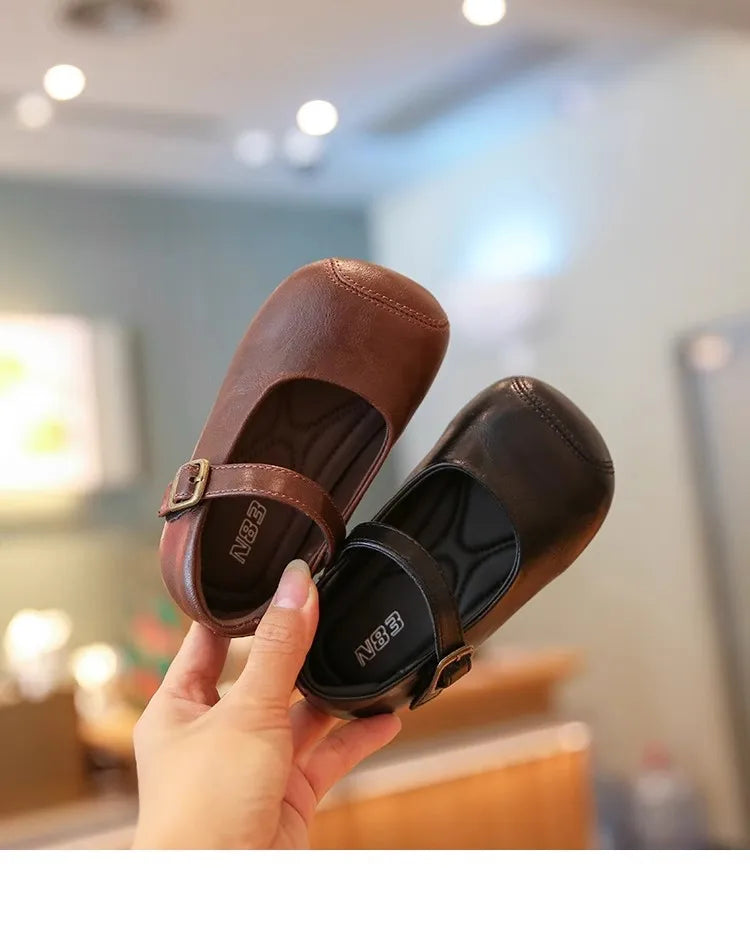 New Baby Shoes Leather Baby Girl Autumn Rubber Sole Anti-slip Multicolor Elegant Toddler First Walkers Newborn Crib Toddler Shoe