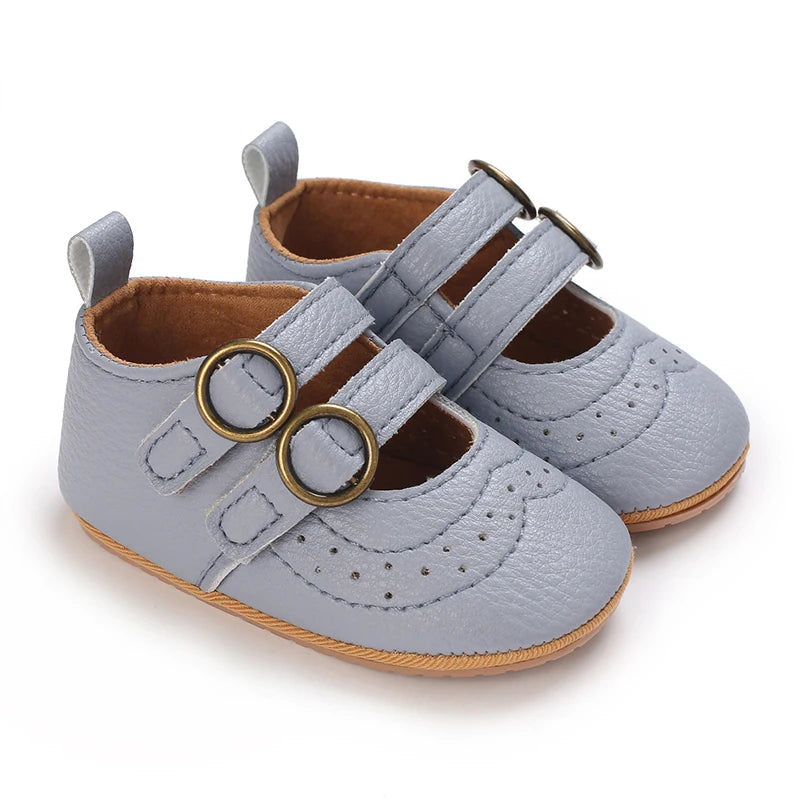 New Baby Girl Shoes Fashion Flower Flats Non-slip Newborn Toddler First Walkers Formal Sandals