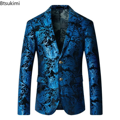 2026 Men's Suit Two Piece Sets Single-breasted Blazer Jackets and Pants Wedding Suits for Men Party Banquet Tuxedo Dress Outfits