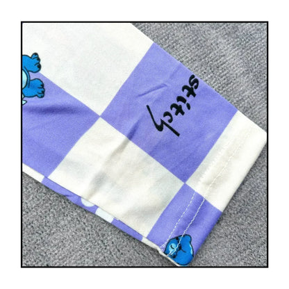 New Pajama Boys Girls Pajamas Stitch Clothing Sets Kids Long Sleeve +Pant 2Piece Children Home Clothing Girl Nightgown