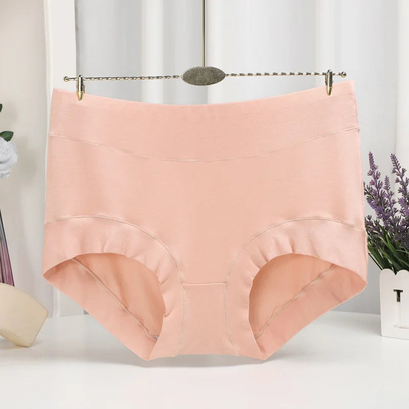 Women's Underwear Modal Panties for Women High-Rise Female Underwear Briefs Comfortable Underpants Plus Size Soft Safety Shorts