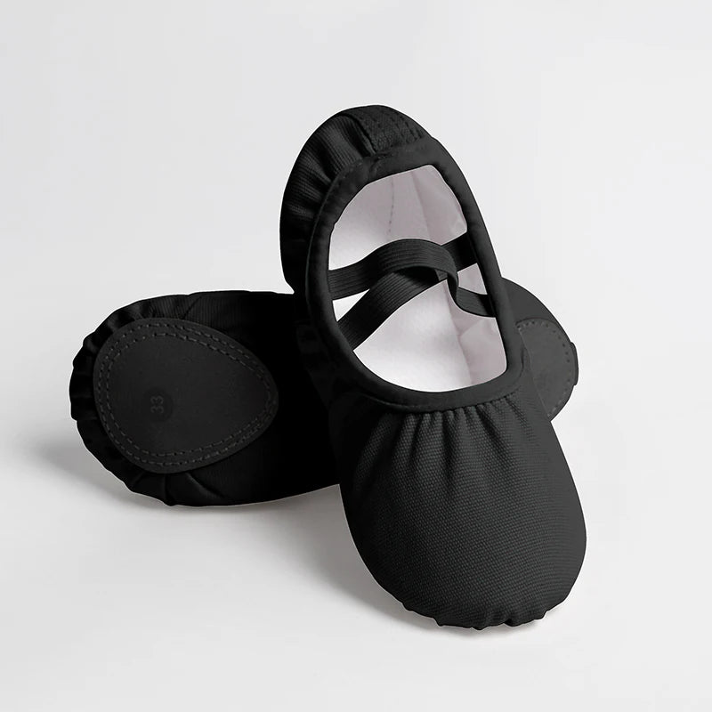 Ballet Shoes Canvas for Girls Kid Dance Slippers Split Sole Gymnastics Yoga Dancing Shoes for Kids Ballerina Ballet Flat Shoes