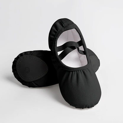Ballet Shoes Canvas for Girls Kid Dance Slippers Split Sole Gymnastics Yoga Dancing Shoes for Kids Ballerina Ballet Flat Shoes