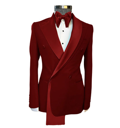 Men's Suits Single Jackets Wedding Groom Tuxedos Peak Lapel Design Blazer for Men Fashion Customization Clothing