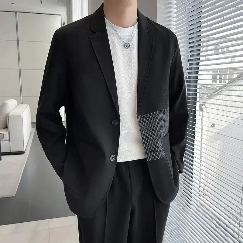 Male Coats Casual Men's Jackets High Quality Solid Color Clothing Fashion 2025 Trendy Deals Luxury Designer Korean Reviews Many