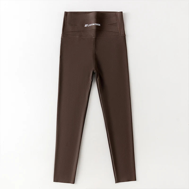 Girls' Shark Shorts for Spring and Autumn; Thin Children's Tights with High Elasticity; Nine-inch Pants