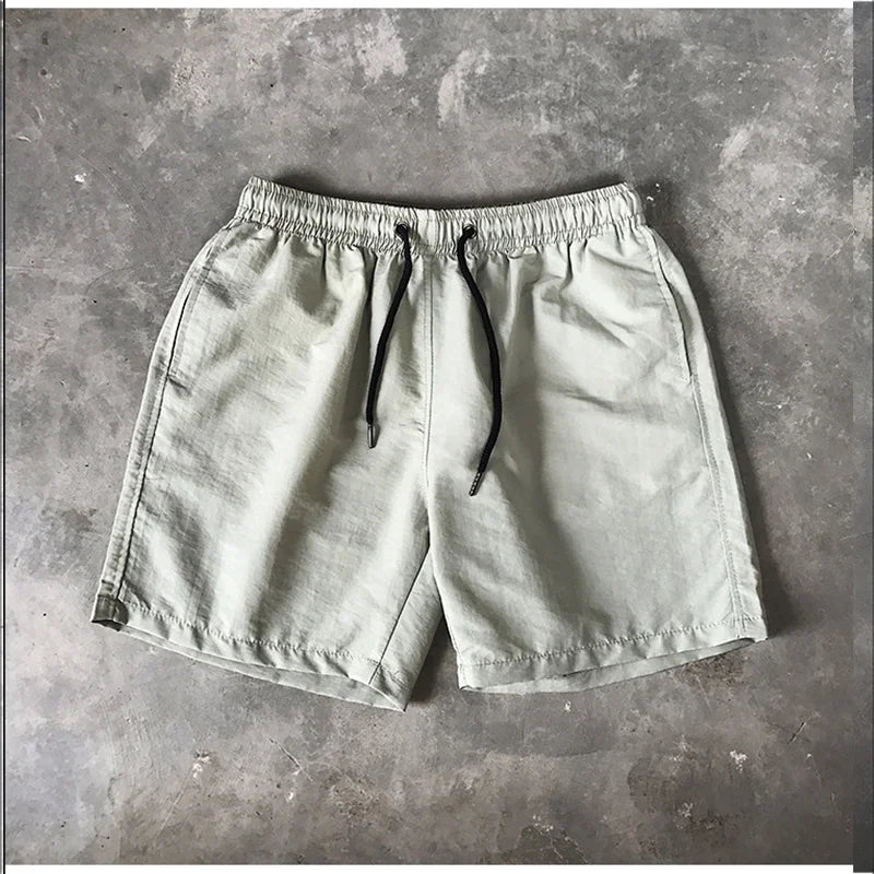 Men's Beach Pants Casual Five-Panel Shorts Fashion Trendy Outerwear Loose Fit Waterproof Surfing Swimming Trunks