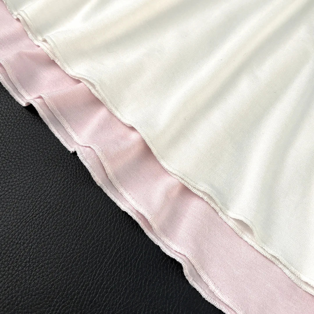 Girls' Short Sleeved Pajamas Home Clothes Set Modal Spring and Summer Thin Edition Children's Air Conditioning Lace Princess