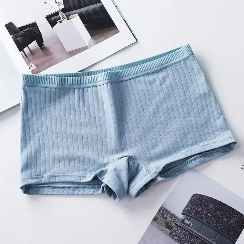 Women Boxers Underwear Cotton Ladies Safety Pants Female Seamless Underpants Solid Cozy Boyshorts Sexy Lingerie Трусы Женские