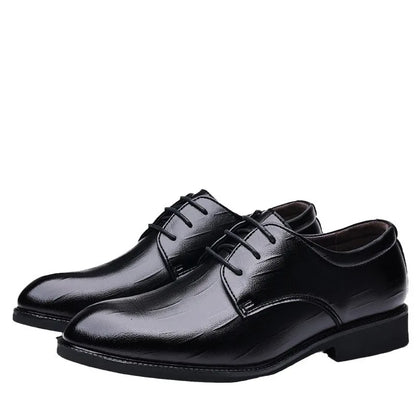 2026 New Mens Leather Dress Shoes Men's Formal Social Male Shoe Casual Business Pointed Toe Luxury Party Designer Shoes for Men