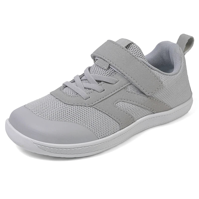 Children's Sports Shoes For Boys And Girls Simple Breathable Wide Barefoot Shoes Lightweight Non-slip Children's Walking Shoes