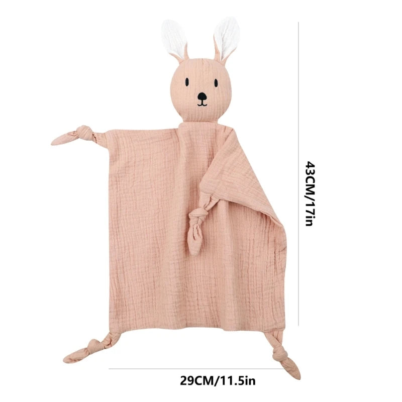 Stuffed Goose Baby Towel Cotton Baby Sleeping Cuddling Security Blanket Newborn Soothe Appease Towel Kids Face Towel Washcloth