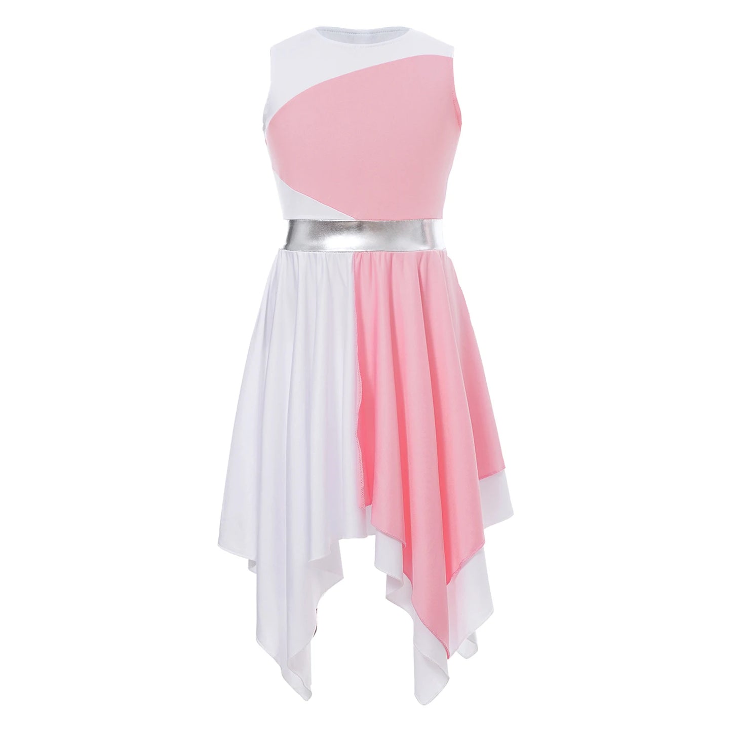 Girls Lyrical Dance Dress Kid Celebration of Spirit Church Dress Children Dancewear Stage Performance Wordhip Liturgical Costume