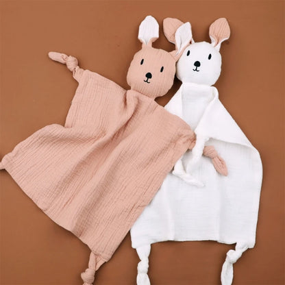 Stuffed Goose Baby Towel Cotton Baby Sleeping Cuddling Security Blanket Newborn Soothe Appease Towel Kids Face Towel Washcloth