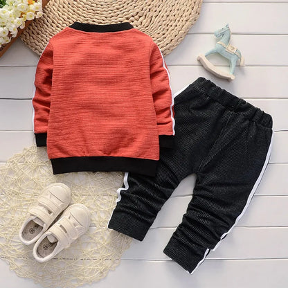 Baby Boy Clothing set fashion Cotton Hooded Tops+Pants 3pcs Outfits Infnat Boys Tracksuit newborn kids clothes Sets