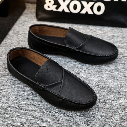 2025 Luxury Trendy Dress Shoes Men Loafers Split Leather Moccasins Shoes for Men Formal Mariage Wedding Shoe Botas Para Hombre