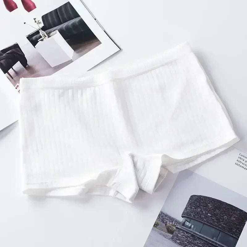 Women Boxers Underwear Cotton Ladies Safety Pants Female Seamless Underpants Solid Cozy Boyshorts Sexy Lingerie Трусы Женские