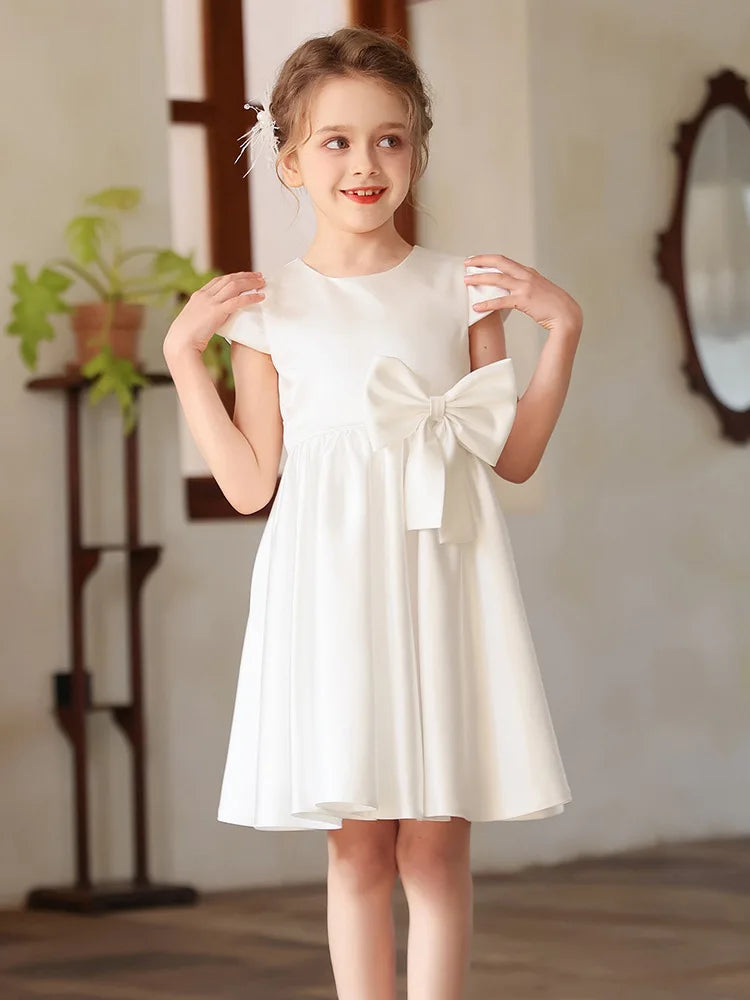 Teen Girls Champagne Golden Evening Party Dress Princess Kids Wedding Dress Little Fairy Children Formal Gown Photograph Wear