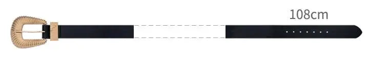 Luxury Women Belts Double G Buckle Genuine Leather Belts for Lady Vintage Jeans Casual Strap