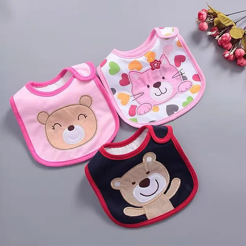 Sales Cotton Baby Bibs Waterproof Infant Bibs(send By Boys' or Girls')